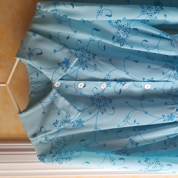 Blue dress size 16 to 18 - Picture 2 of 4